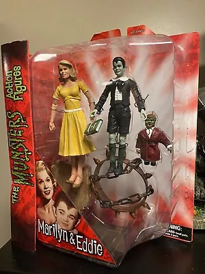 Rare DIAMOND SELECT TOYS The Munsters Eddie And Marilyn Action Figure Toys R Us • $172.50