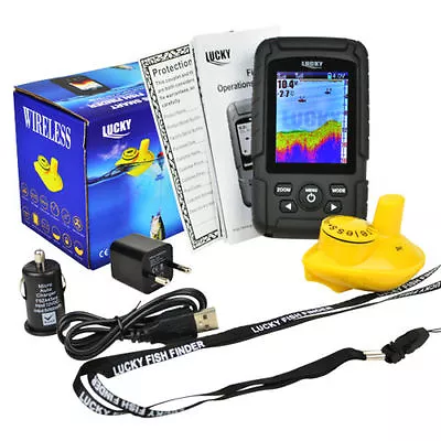 Colour Wireless Fish Finder - 100 Metre Range Depth Features Carp Coarse • $124.44