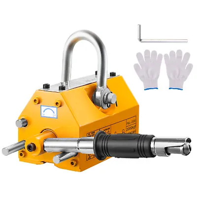 VEVOR Permanent Magnetic Lifter Lifting Magnet 4400 Lbs/2000 Kg Neodymium Hoist • $449.99