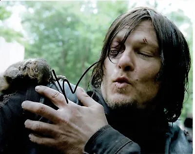 Norman Reedus Signed 10X8 Photo Walking Dead Genuine Signature AFTAL COA (5575) • £59.95