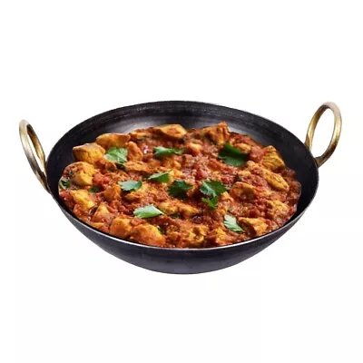 Iron Kadhai Deep Bottom Kadai / Fry Pan / Frying Kadai 11 INCH / 28 Cm • $64.40