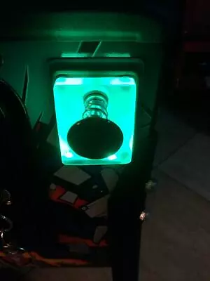 $59.99 • Buy GREEN Lighted Shooter Rod Plate Cover For MONOPOLY Pinball Machine LED Mod