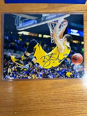 Nik Stauskas Signed 8x10 Photo Michigan Wolverines From Michigan Sports HOF • $15