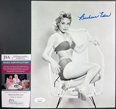 Barbara Eden Signed I Dream Of Jeannie B&W 8x10 Photo E Autograph JSA COA • $99.95