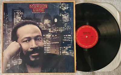 Marvin Gaye Midnight Love Vinyl LP 1982 Record Columbia FC38197 Soul Funk Disco • $9.95