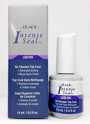 IBD LED/UV Intense Seal UV Gel  No Cleanse Top Coat 0.5oz/15ml  60505 • $11.99