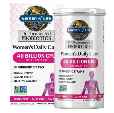 $17.99 • Buy Garden Of Life Women's Probiotics Daily Care Capsules, 40 Billion CFU 30ct 07/24