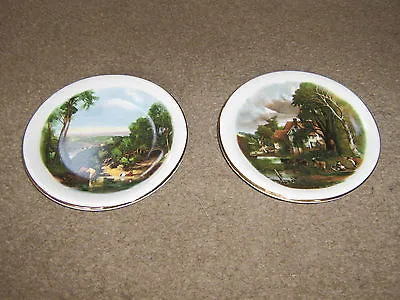 Pall Mall Ware-two Small Decorative Plates-in Exc Cond.-12 Cm In Diameter-nice • £9.99