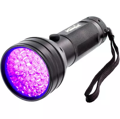 51 UV LED Ultra Violet Detector Lamp Inspection Blacklight 395 NM Flashlight AA • $6.98