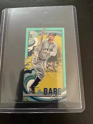 2022 Topps RIP Mini Babe Ruth SSP 1/40 NY Yankees HOF • $0.99