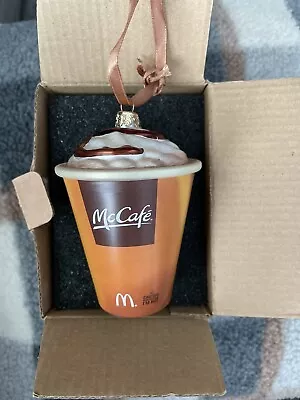 Rare McDonald’s McCafé Coffee Blown Glass Ornament • $95