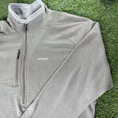 Patagonia R1 Regulator Pullover Fleece Men's Half Zip Forge Tan/beige Size XL • $47