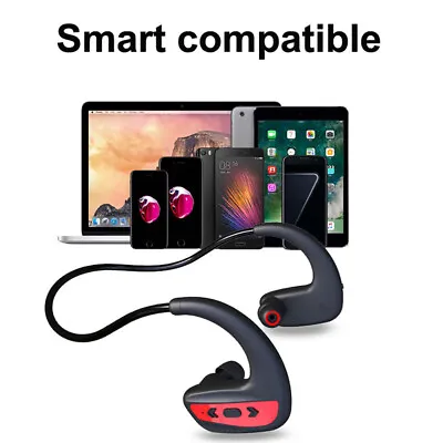 Ipx8 Swimming Earphones Wireless Bluetooth Headphones Earbuds 32GB Mp3 Player • $51.12