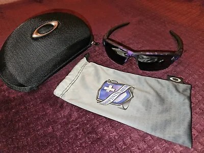 Oakley Infinite Hero Rare Limited Sunglasses Flak 2.0 XL Purple Black Camo Prizm • $400