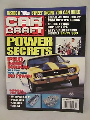 Car Craft Magazine  -  November 1996  700HP Street Engine You Can Build  (418) • $4
