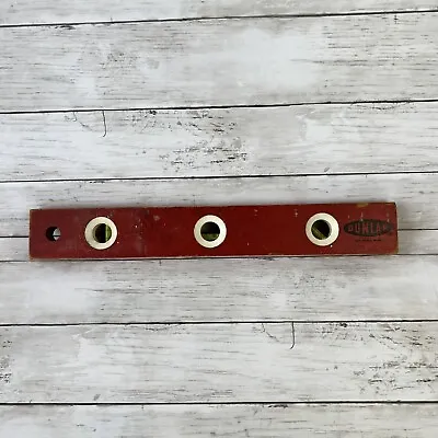 Vintage DUNLAP Wooden Level 18  Rustic Solid Patina Aged Prop Movies Carpentry • $8.99