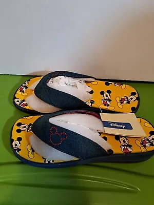 Disney Mickey Mouse Denim Flip  Flops • $25
