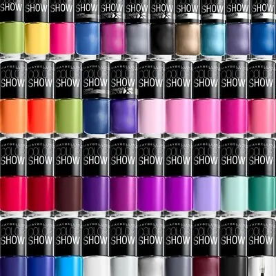 £1.49 • Buy MAYBELLINE COLOR SHOW 60 Seconds NAIL POLISH VARNISH -  NEW  Shades