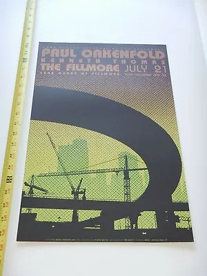 2006 Paul Oakenfold Fillmore Concert Poster  F793 Shona Dutta Art • $9.99