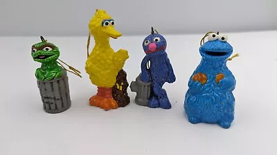 Vintage Sesame Street Christmas Ornament 1977 - Lot Of 4 - 70s Korea Muppets • $22.49