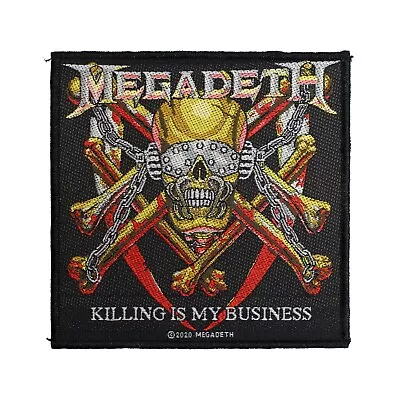 Megadeth Killing Is My Business Woven Sew On Battle Jacket Patch - 089-6 • $6.50