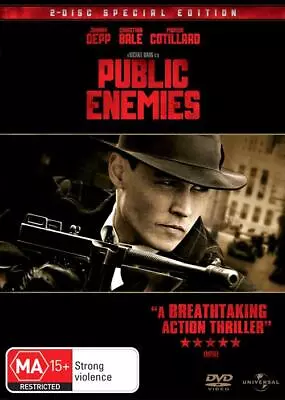 Public Enemies Johnny Depp 2-disc Special Ed Classic DVD R4 BRAND NEW/SEALED • $7.50