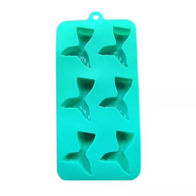 Silicone Mermaid Drink Ice Cube Gummy Mold Freezer Tray Hard Candy Edibles Maker • $10.46