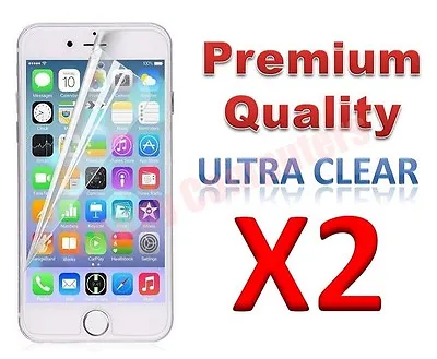 $8.84 • Buy 2x Premium Ultra Clear Screen Protector Film For Apple IPhone 6 6G 6S 4.7 Inch