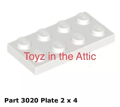 Lego 1x 3020 White Plate 2 X 4 6848 Futuron • $5.11