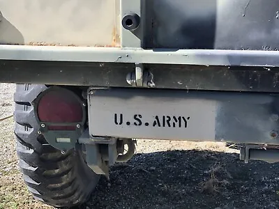 Us Military Vehicle Hmmwv 5-ton 2-1/2 Bumper Custom Cut Marsh Stencil 1/4  New • $9.95