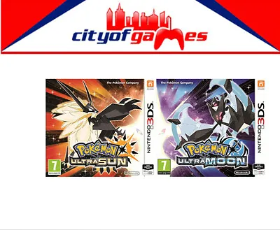 Pokemon Ultra Moon & Ultra Sun Bundle 3DS Brand New & Sealed In Stock  • $139.95