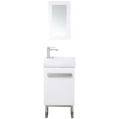 Home Decorators Collection Woodmoore 19 In. W X 10 In. D Vanity In Gloss White • £492.13