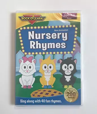 Rock N Learn Nursery Rhymes DVD - Sing Along With 40 Run Rhymes • $11.95