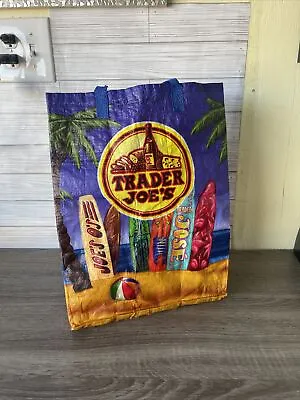 $14.99 • Buy Trader Joes Surfing Board Reusable Collectible Shopping Bag Tote Grocery Surf