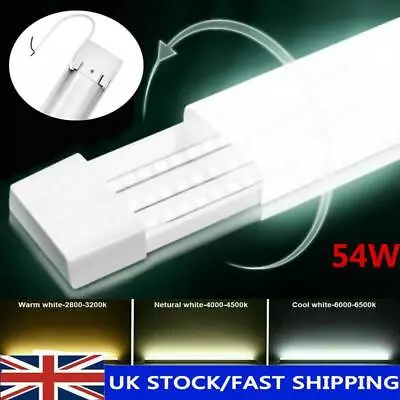 4FT LED Strip Lights Batten Tube Light Office Shop Garage Ceiling Lamp Dimmable • £9.99