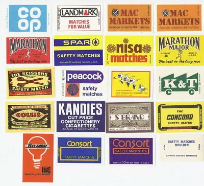 20 Authentic Soviet Latvia Matchbox Labels Export Market M/F BALTIJA • $2.49