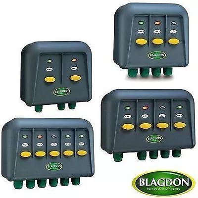 £34.79 • Buy Blagdon 2020 Powersafe Electrical Switchbox Pond Garden Outlet 2 3 4 5 Way Safe