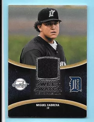 2008 Sweet Spot Swatch Miguel Cabrera Game Jersey Marlins/Tigers • $4.99