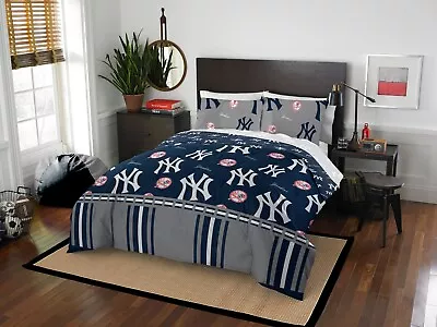 New York Yankees Queen Bed In A Bag (Rotary) OFFICIAL MLB • $81.50