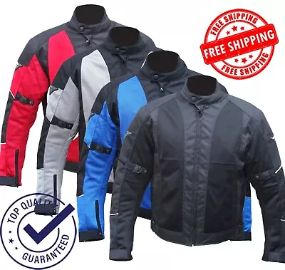 Advanced Motorcycle Jacket For Men Riding High Visibility Dirtbike (All Sizes) • $99