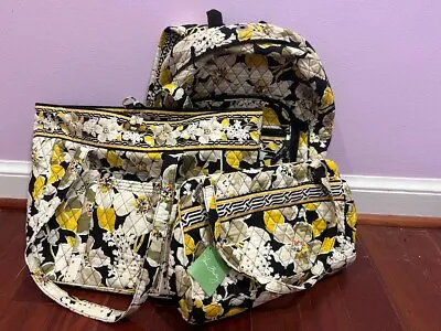 Vera Bradley Purse (with Tag) Backpack & Computer Bag. Whitney Dogwood; Yellow • $115