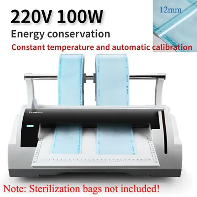 Sterilization Disinfection Sealing Machine Package Sealer F/ Clinic Dental Bag • £209.93