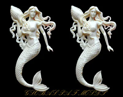 Soap Mold Polymer Clay Resin Molds Cake Decorating Tool 1 Piece Mermaid Mold 0 • $39