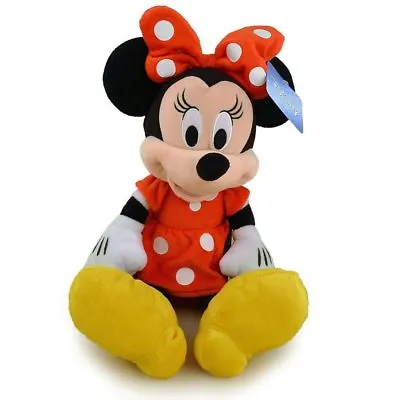 NWT 15  Disney Minnie Mouse Plush Doll - Stuffed Toy Authentic Licensed- RED • $15.98