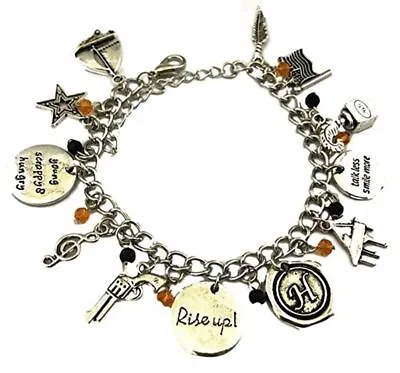 Hamilton Broadway Musical Themed Assorted Metal Charm Bracelet • $12.99