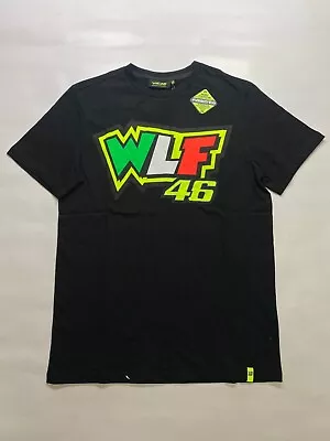 Valentino Rossi WLF VR46 Mens Black Moto GP T-Shirt - Small. • £14.99