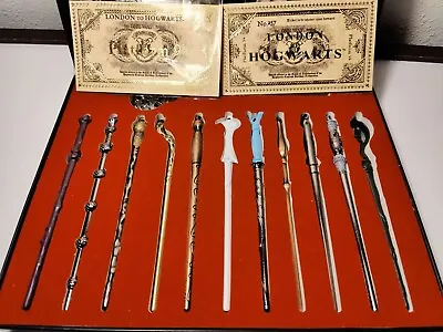 $21.99 • Buy 2ND Gen Harry Potter11 Magic Wands And 2 Tickets Cards Great Gift Box Set