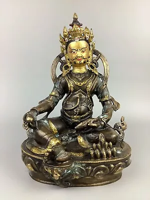 18C Qing Dynasty 清 銅佛座像 A Rare Bronze  Buddha' Figure • $200