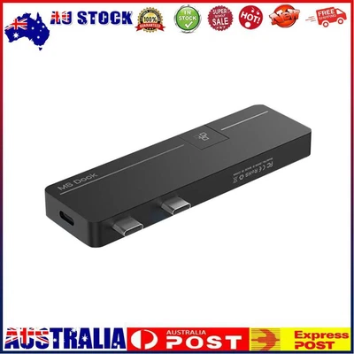 $38.89 • Buy Dual Type-C Adapter Hub USB Dock For Surface Pro X/Pro8 With Network Port AU