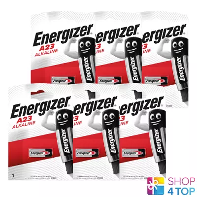 6 Energizer Alkaline A23 Batteries 12v Gp23 Ak23a L1028 Lr2 Exp 2022 1bl New • £6.12